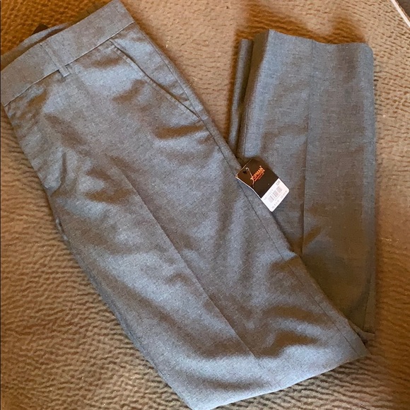 Topman Slim Fit gray slacks dress work suit pant - Picture 7 of 8